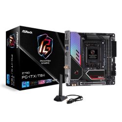 ASRock Z790 PG-ITX/TB4 Mini ITX Motherboard - DDR5, Thunderbolt 4, WiFi 6E ASRock Z790 PG-ITX/TB4 Mini ITX Motherboard - DDR5, Thunderbolt 4, WiFi 6E